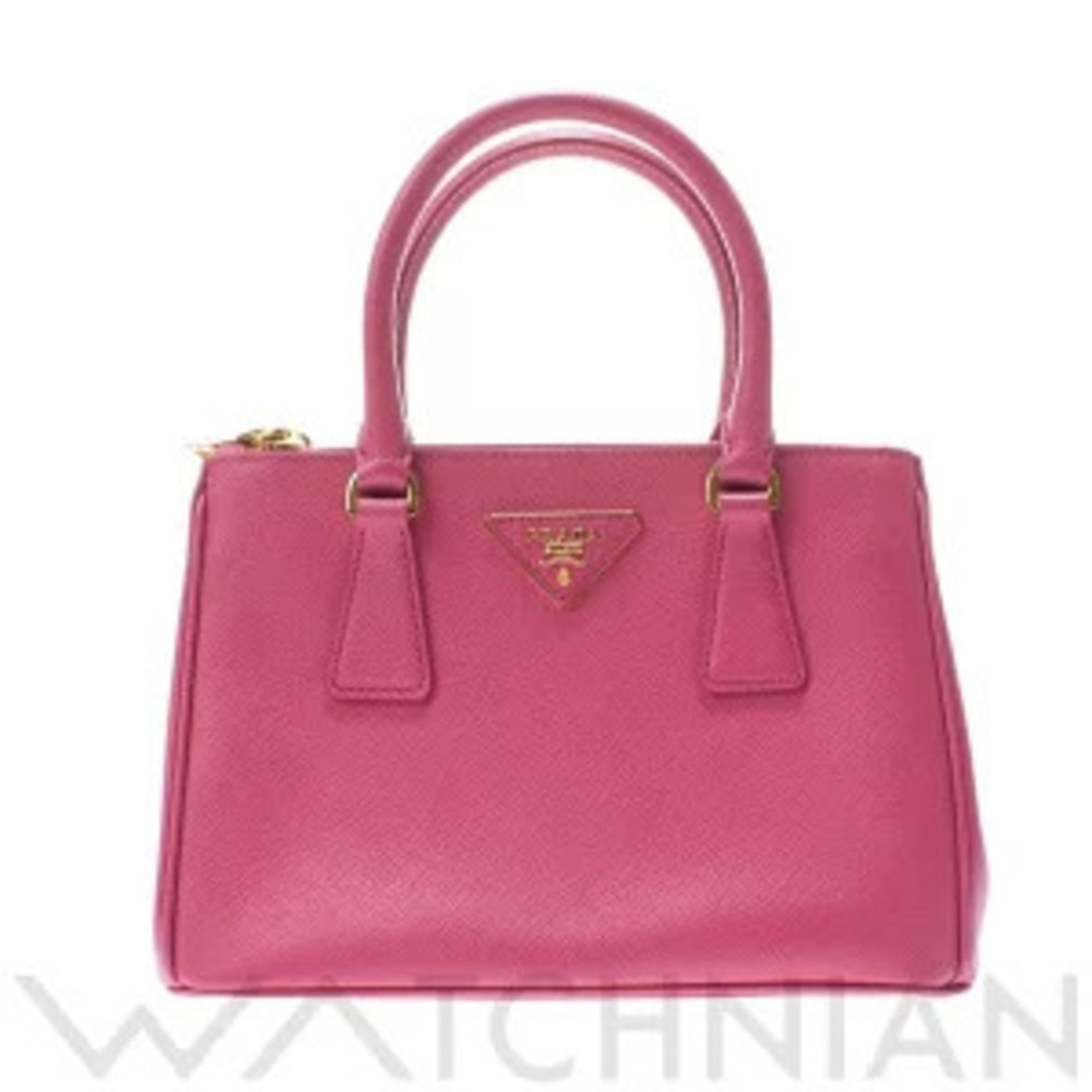 Prada handbag pink Saffiano leather bag